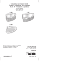 KOHLER K-1896-S Installation Guide