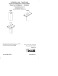 KOHLER K-5149-8-47 Installation Guide