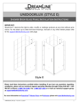 DreamLine SHEN-2330300-01 Installation Guide