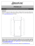 DreamLine SHEN-2234340-04 Installation Guide