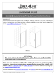 DreamLine SHEN-24300300F-HFR-04 Installation Guide