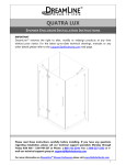 DreamLine SHEN-1334340-04 Installation Guide