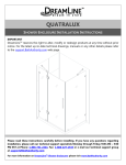 DreamLine SHEN-1334460-01 Installation Guide