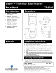 MOEN YB8003CH Installation Guide