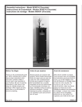 Zenith 9838CH Instructions / Assembly