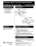 MOEN P1740 Installation Guide