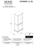 Home Decorators Collection 8106100270 Instructions / Assembly