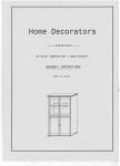 Home Decorators Collection 2601200410 Instructions / Assembly