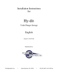 Hy-dit hydit200 Installation Guide