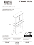Home Decorators Collection 8106200270 Instructions / Assembly