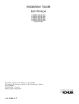 KOHLER K-1112-RA-0 Installation Guide