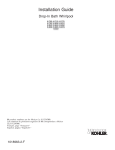 KOHLER K-712-H2-0 Installation Guide