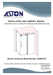 Aston SEN979-CH-48-10 Installation Guide