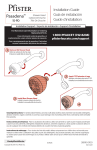 Pfister 015-PD0C Installation Guide