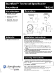 MOEN YB2203BN Installation Guide