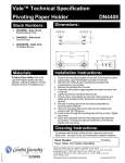 MOEN DN4408CH Instructions / Assembly