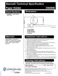 MOEN DN4908BK Instructions / Assembly