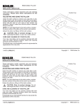 KOHLER K-1491-0 Installation Guide