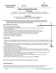 Barclay Products TKCTR60-CP2 Installation Guide