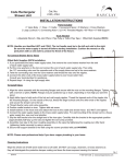 Barclay Products TKCTR60-SN1 Installation Guide