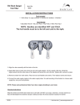 Barclay Products TKCTRH54-CP8 Installation Guide