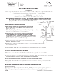 Barclay Products TKCTSN67-CP5 Installation Guide