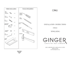 Ginger 4705-8/PC Installation Guide