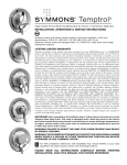 Symmons S-96-1-X Installation Guide