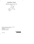 KOHLER K-T10585-4-SN Installation Guide