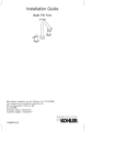 KOHLER K-T954-4-CP Installation Guide