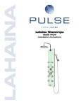 PULSE Showerspas 1030 Installation Guide