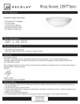 DECOLAV 1597T-WH Installation Guide