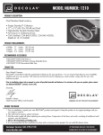 DECOLAV 1210-P Instructions / Assembly