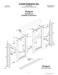 Coastal Shower Doors 1842.66G-C Instructions / Assembly