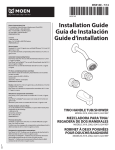 MOEN 2982 Installation Guide