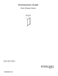 STERLING 950C-32S Use and Care Manual