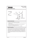 KOHLER K-4685-CP-96 Installation Guide