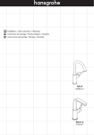 Hansgrohe 32082821 Instructions / Assembly