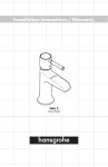 Hansgrohe 14127821 Instructions / Assembly