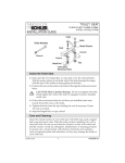 KOHLER K-4701-CP-96 Installation Guide