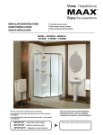 MAAX 105982-000-001-103 Instructions / Assembly