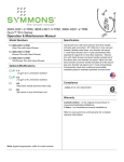 Symmons 3606-H321-V-STN Installation Guide