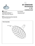 Symmons 4-161 Installation Guide