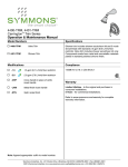 Symmons 4301 Installation Guide
