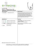 Symmons S-4304-STN Instructions / Assembly