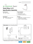 Symmons 363TR Instructions / Assembly