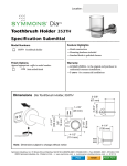 Symmons 353TH-STN Instructions / Assembly