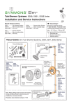 Symmons 5501-STN-TRM Installation Guide