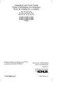 KOHLER K-13689-BGD Installation Guide