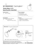 Symmons 443TR Instructions / Assembly